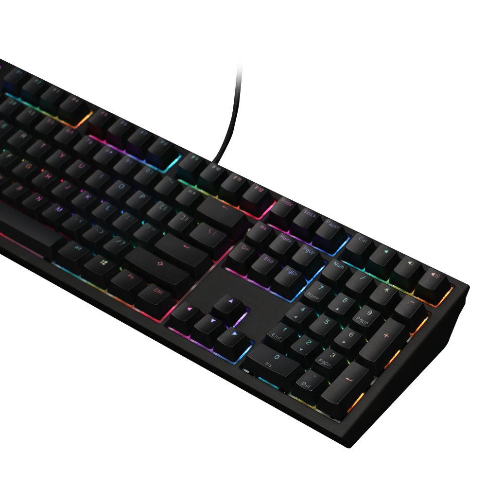 Геймърскa механична клавиатура Ducky Shine 7 Blackout RGB, Cherry MX Blue