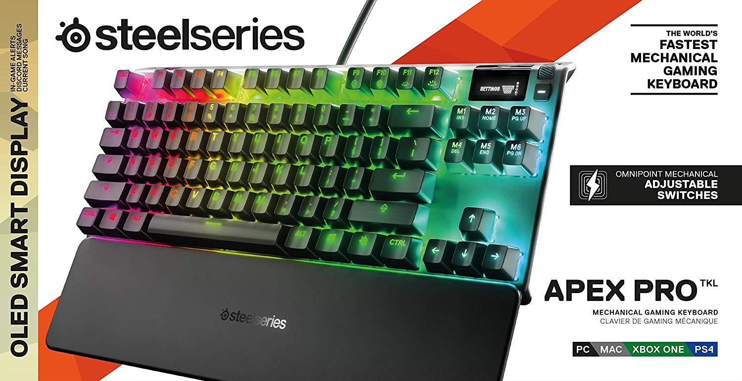 Механична Геймърскa клавиатура Steelseries Apex Pro TKL 
