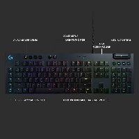 Геймърска механична клавиатура Logitech, G815 Lightsync RGB, Clicky суичове