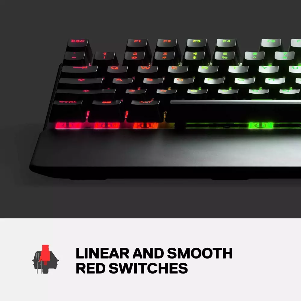Механична Геймърскa клавиатура SteelSeries Apex 7 Blue Switch