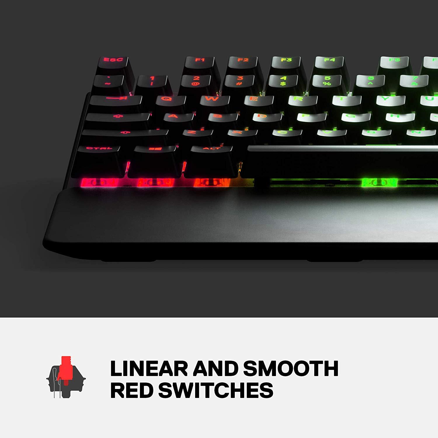 Механична Геймърскa клавиатура SteelSeries Apex 7 Blue Switch