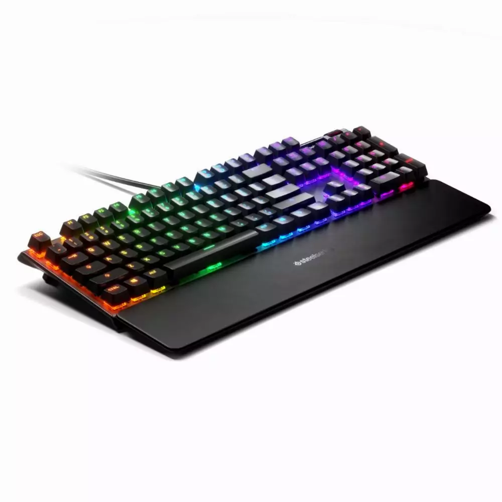 Геймърскa хибридна клавиатура SteelSeries Apex 5 Blue Switch