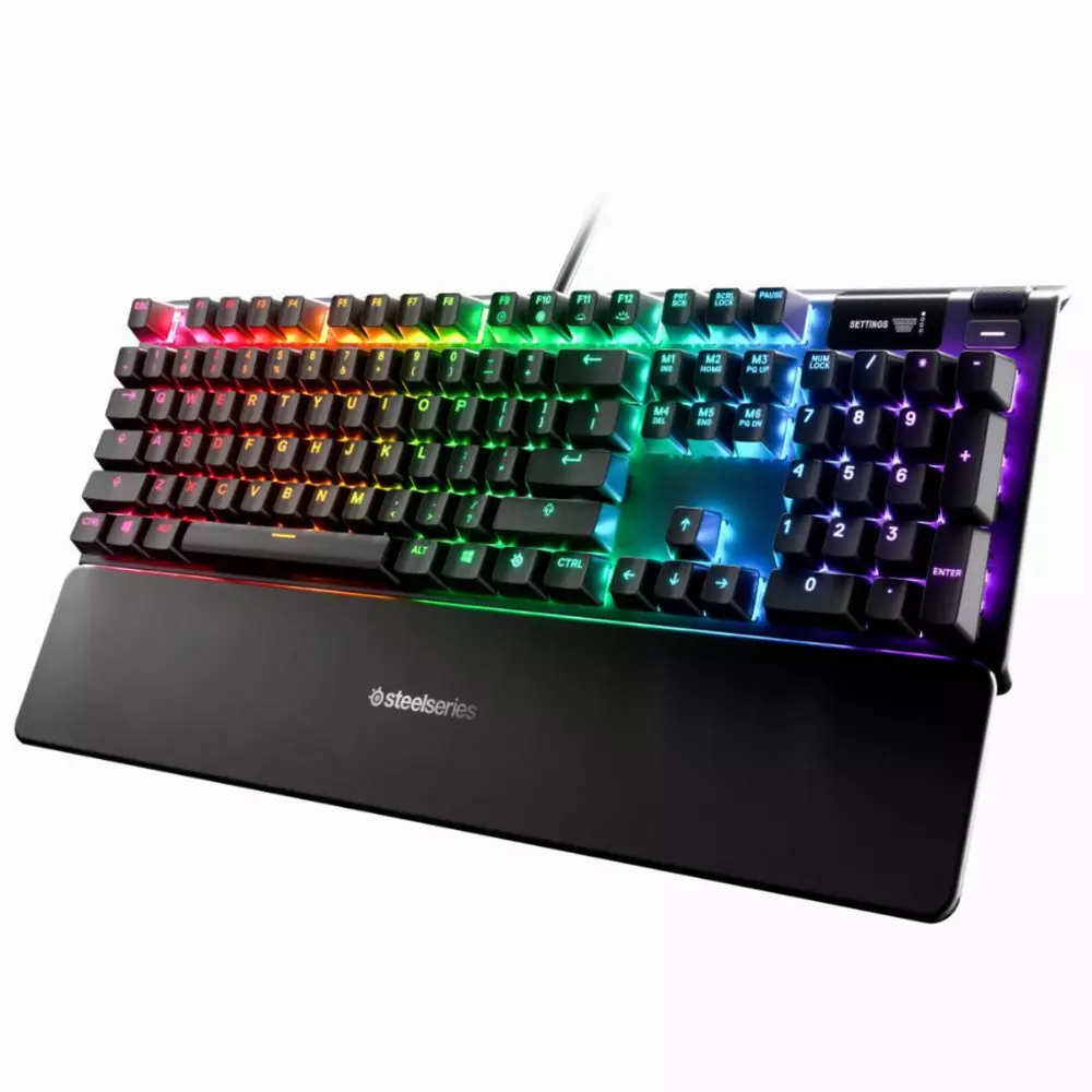 Gaming-hybride Tastatur SteelSeries Apex 5 Blue Switch