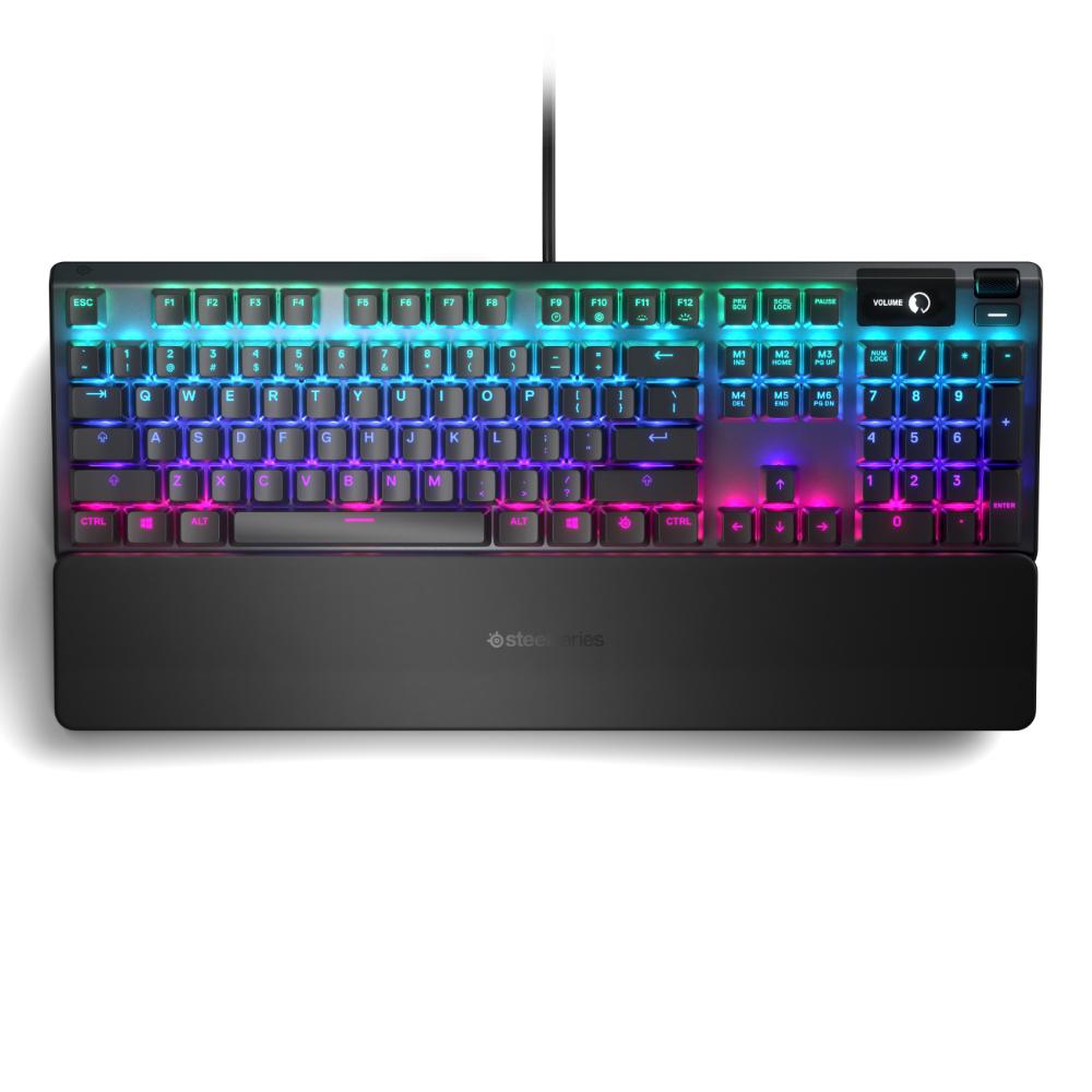 Геймърскa хибридна клавиатура SteelSeries Apex 5 Blue Switch
