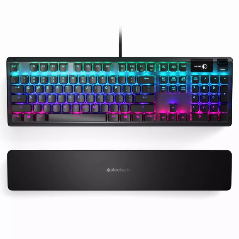 Геймърскa хибридна клавиатура SteelSeries Apex 5 Blue Switch
