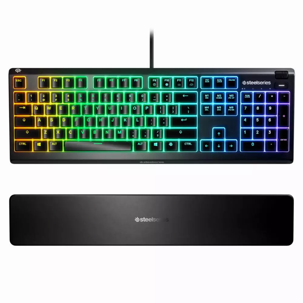 Gaming-Tastatur SteelSeries Apex 3 Quiet Switch