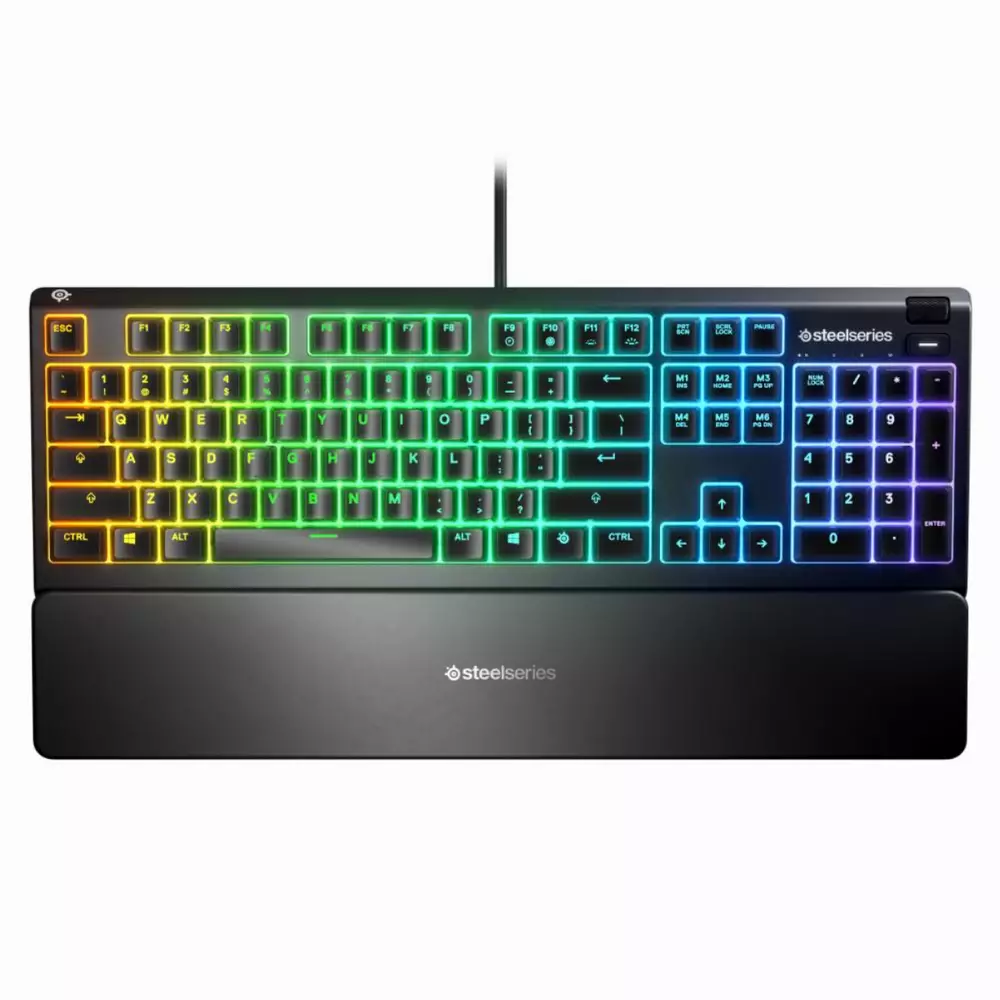 Геймърскa клавиатура SteelSeries Apex 3 Quiet Switch