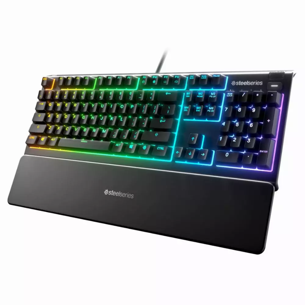 Геймърскa клавиатура SteelSeries Apex 3 Quiet Switch