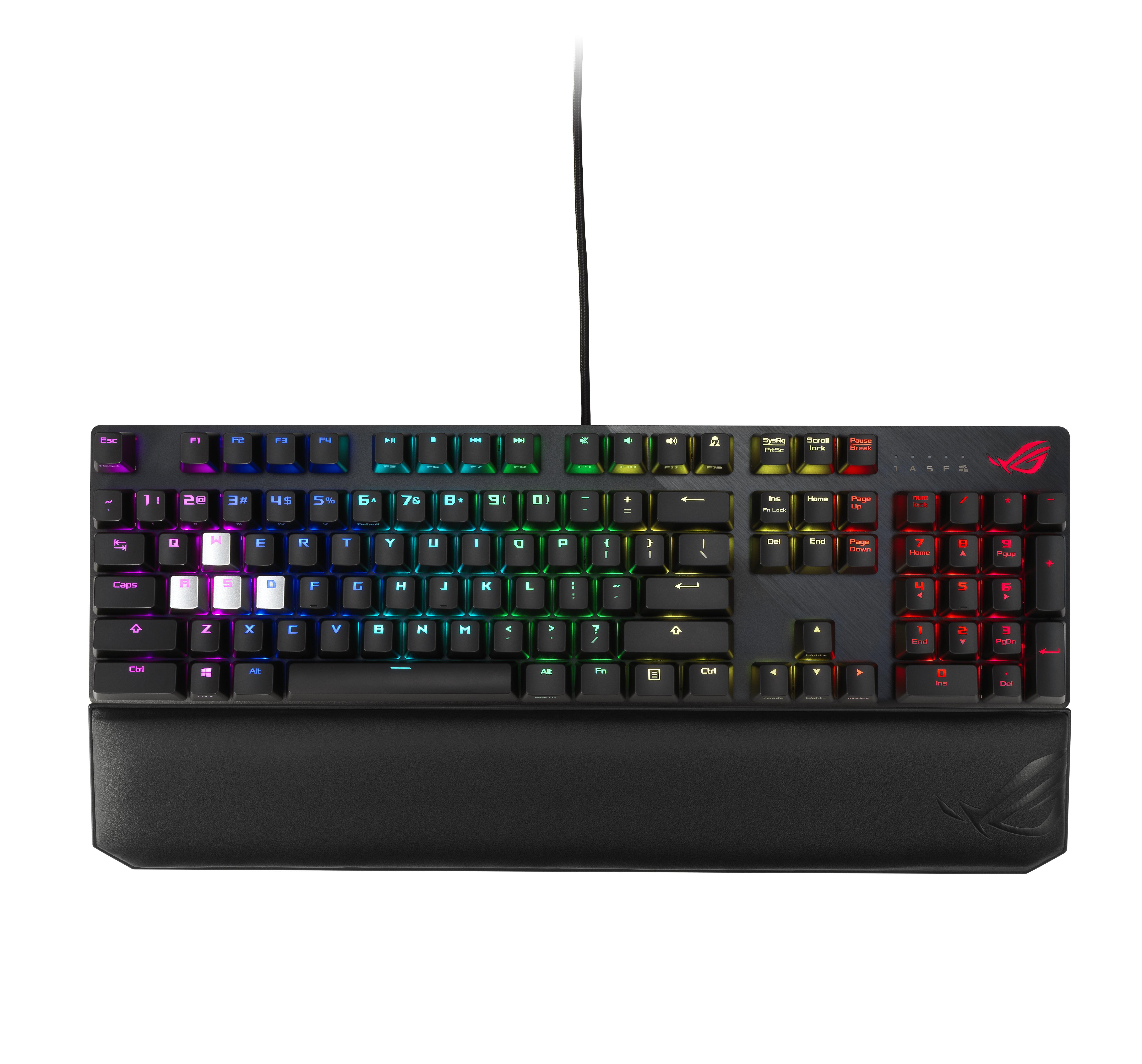 Геймърска механична клавиатура ASUS ROG Strix Scope Deluxe RGB Red switch