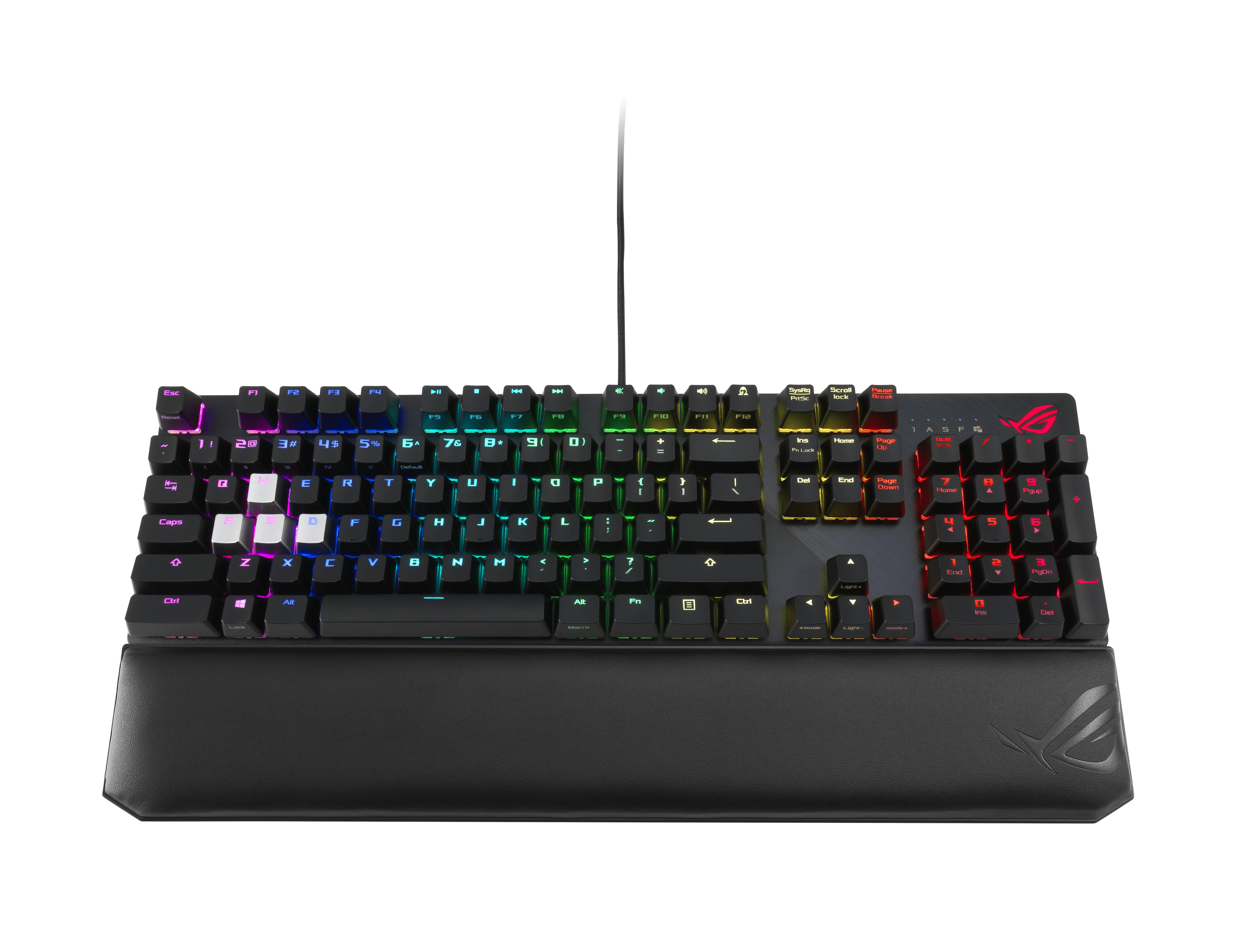 Геймърска механична клавиатура ASUS ROG Strix Scope Deluxe RGB Red switch