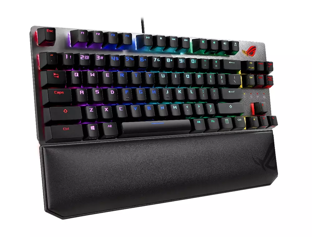 Геймърска механична клавиатура ASUS ROG Strix Scope TKL Deluxe RGB Red switch