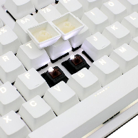 Геймърскa механична клавиатура Ducky One 2 White TKL, Cherry MX Silver