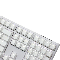 Геймърскa механична клавиатура Ducky One 2 White TKL, Cherry MX Silver