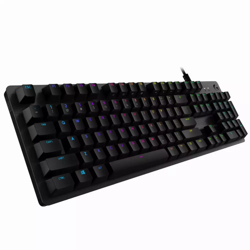 Геймърска механична клавиатура Logitech G512 Carbon GX Blue Clicky
