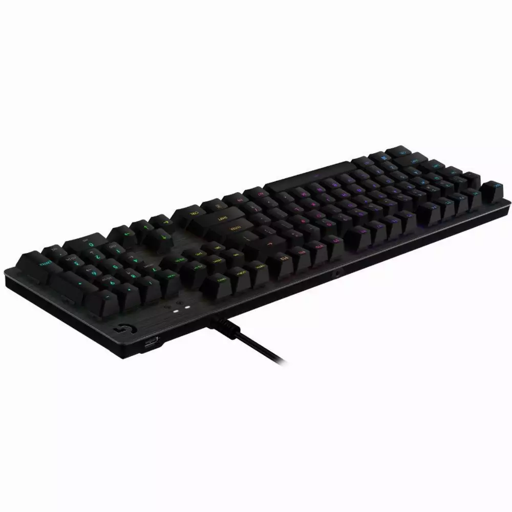 Геймърска механична клавиатура Logitech G512 Carbon GX Blue Clicky