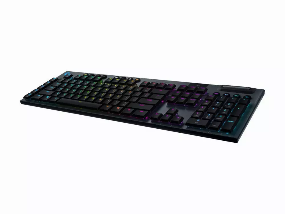 Безжична геймърска механична клавиатура Logitech G915 Lightsync RGB Clicky суичове