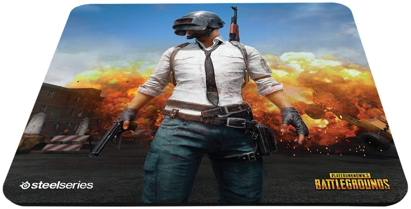 Геймърски пад SteelSeries QCK + Limited PUBG Erangel Edition