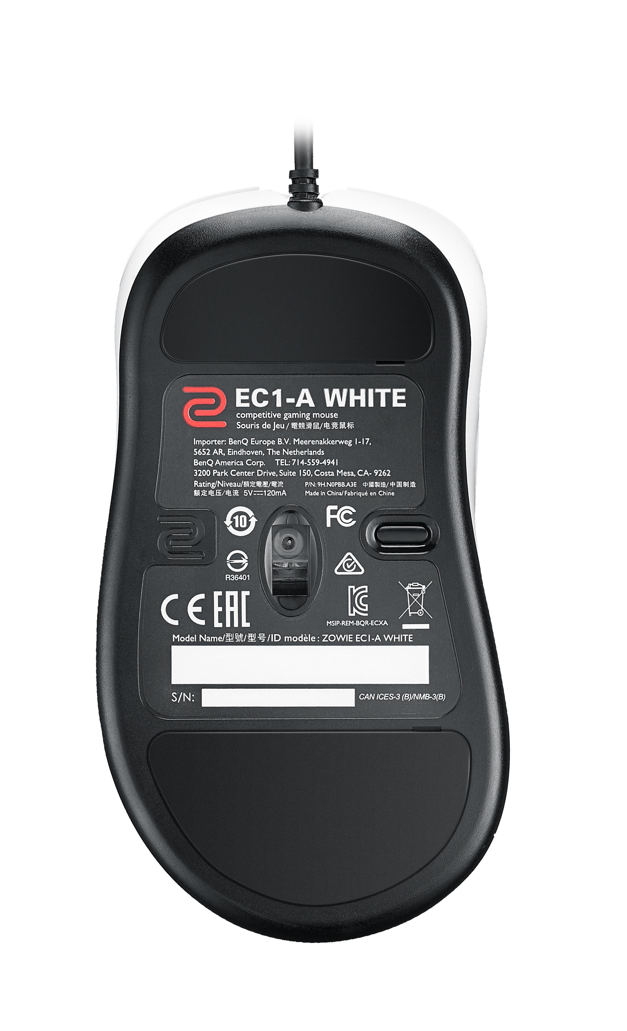 Геймърска мишка ZOWIE EC1-A White