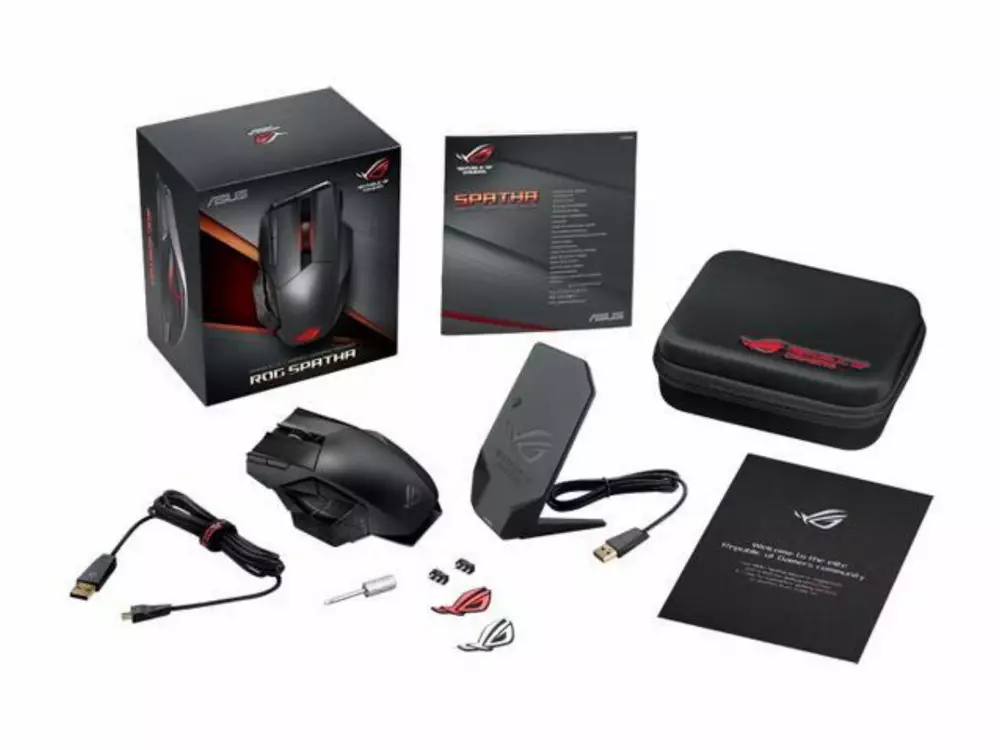 Геймърска мишка ASUS ROG Spatha RGB Wireless