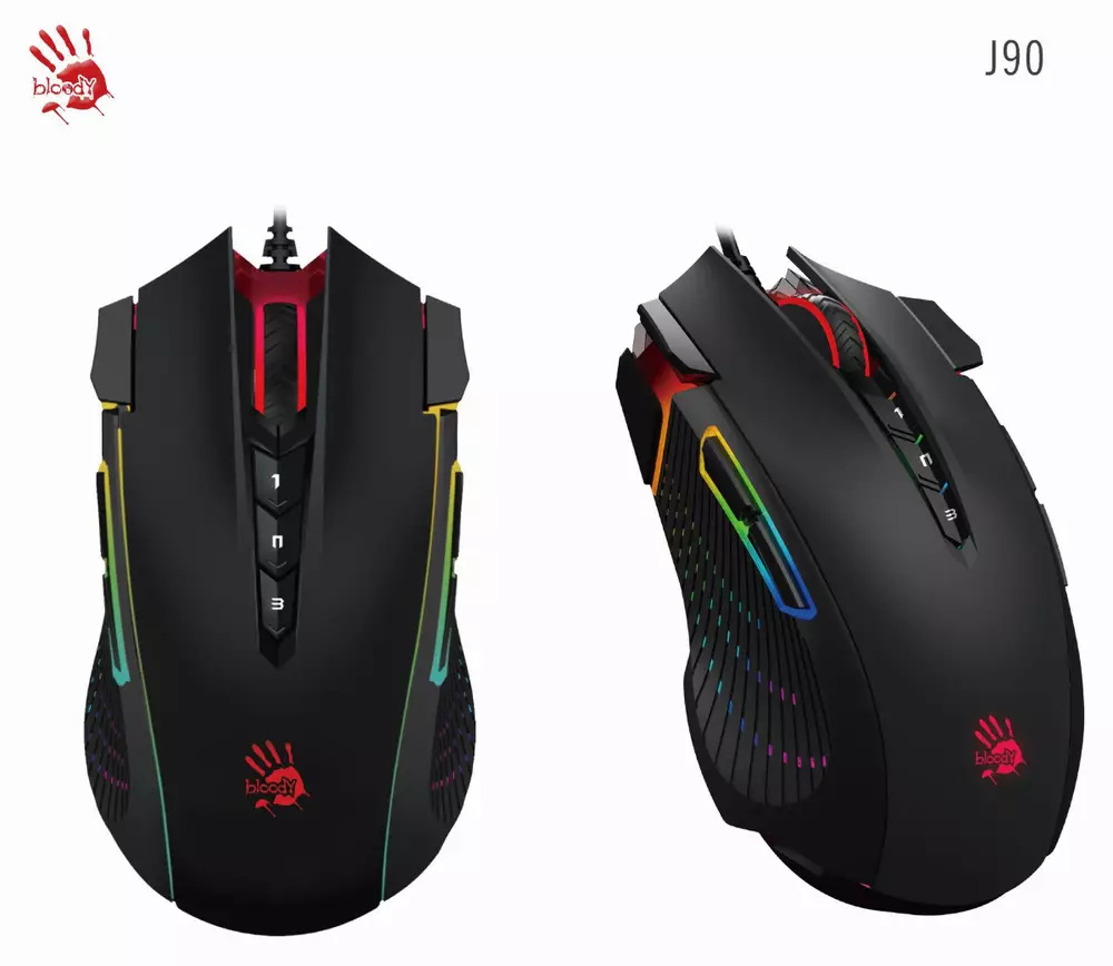 Геймърска мишка Bloody J90
