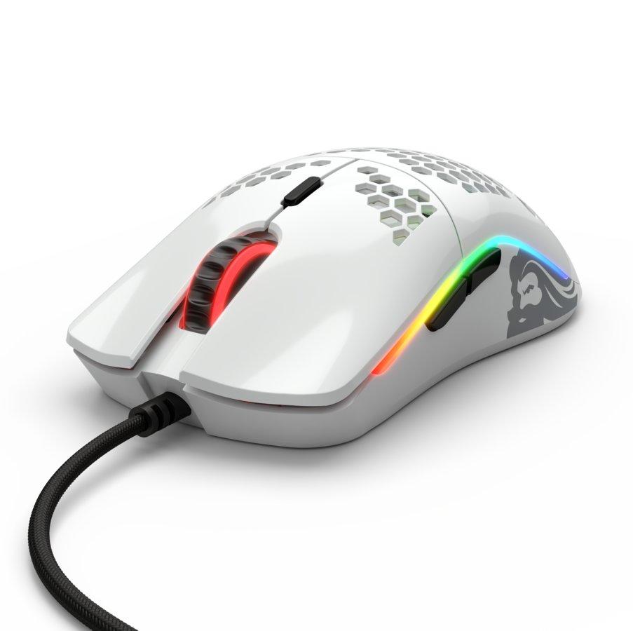 Геймърска мишка Glorious Model O Glossy White