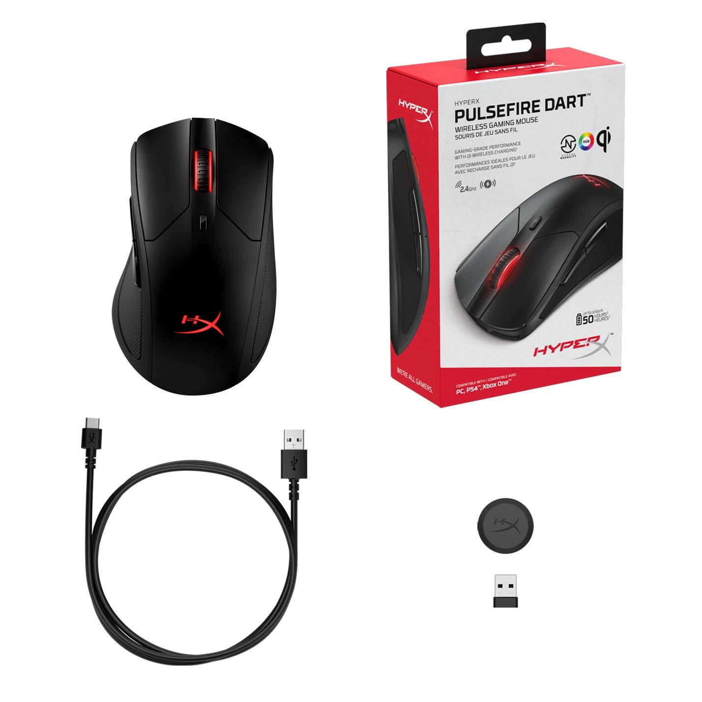Геймърска мишка HyperX Pulsefire Dart Wireless RGB