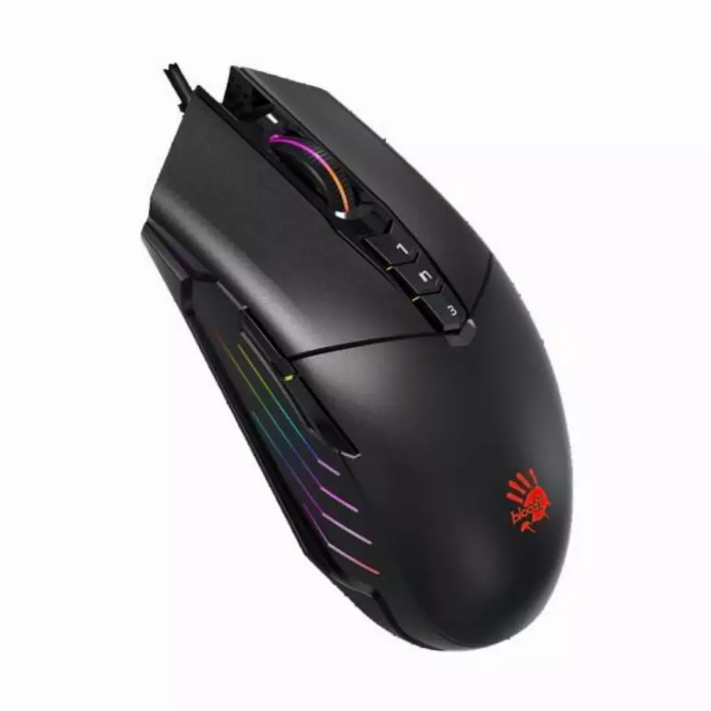 Геймърска мишка Bloody P91 Light strike 5K RGB Черна