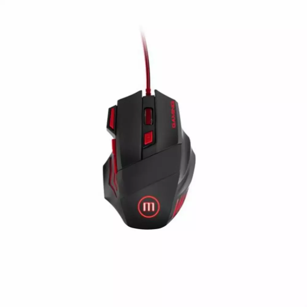 Геймърска мишка MAXELL Samurai CA-MOWR-1200, ILLUMINATED, Оптична, Кабел, USB, Черен