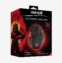 Геймърска мишка MAXELL Samurai CA-MOWR-1200, ILLUMINATED, Оптична, Кабел, USB, Черен