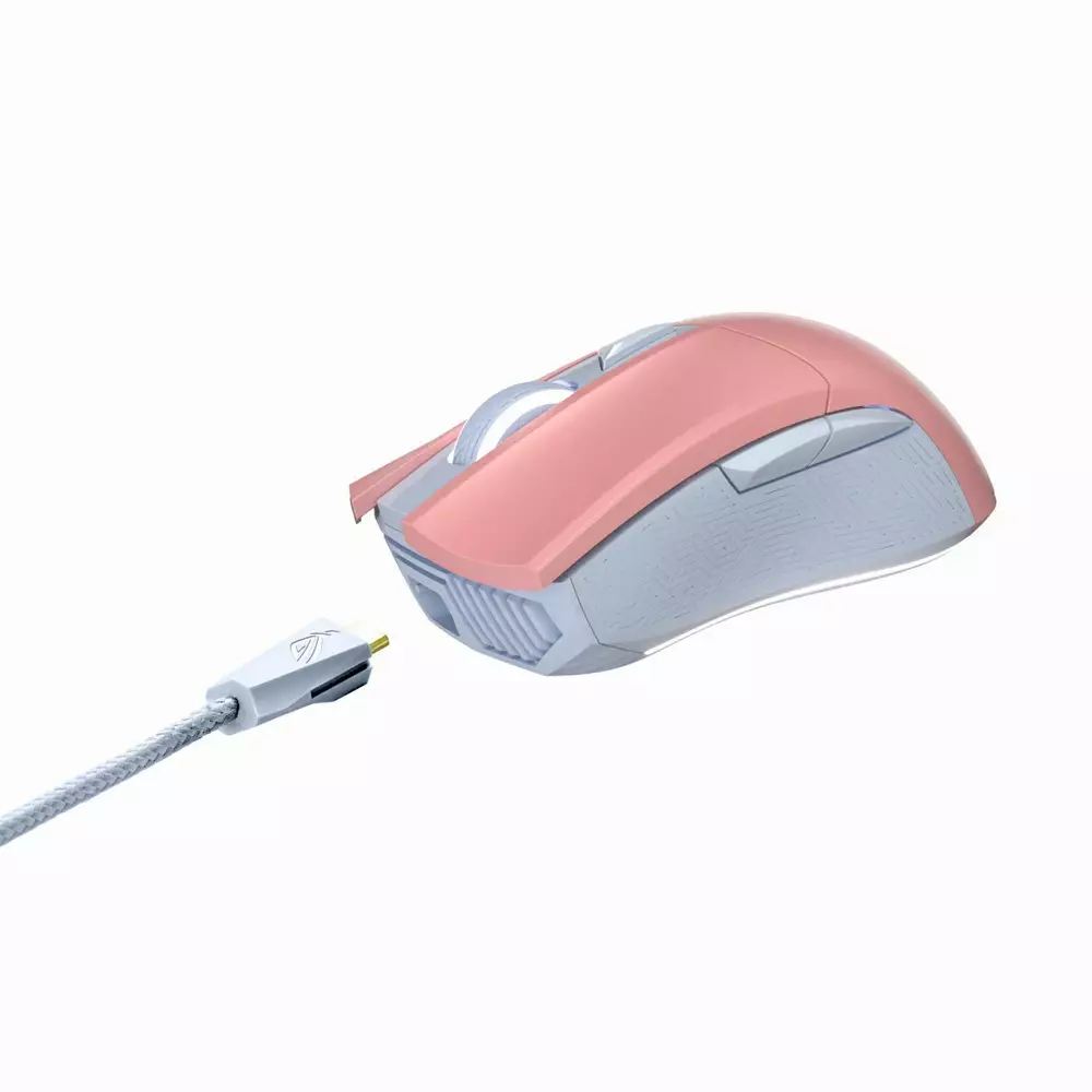 Геймърска мишка ASUS ROG Gladius II Origin Pink