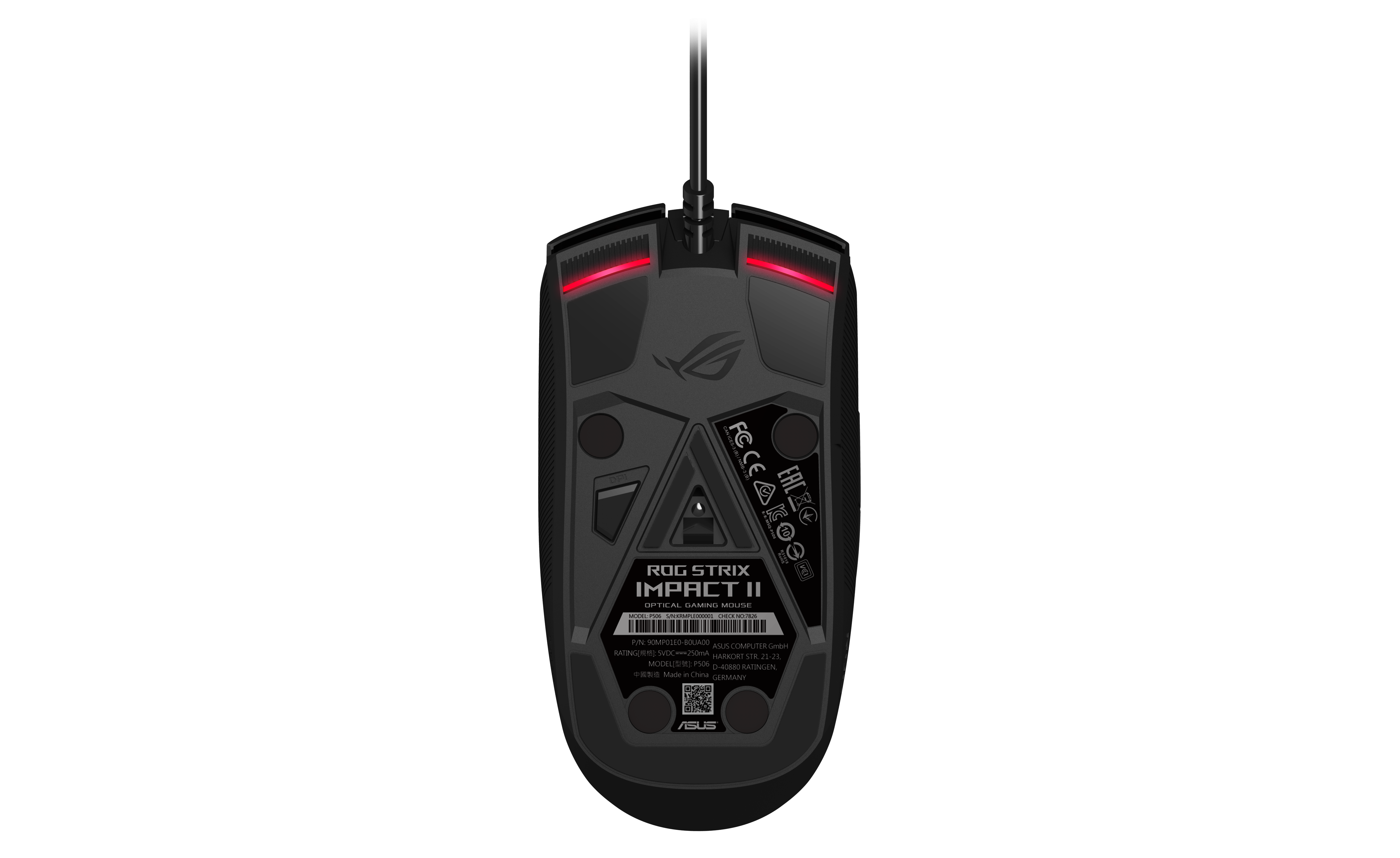Геймърска мишка ASUS ROG Strix Impact II - 90MP01E0-B0UA00