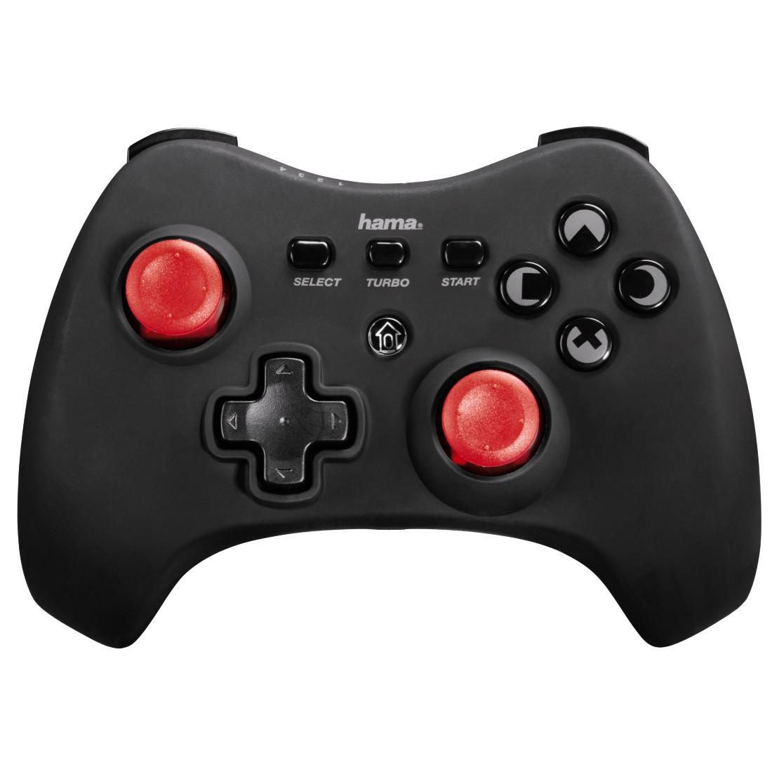 Безжичен геймпад HAMA-115437, Vendetta за SONY PS3 Черен/Червен