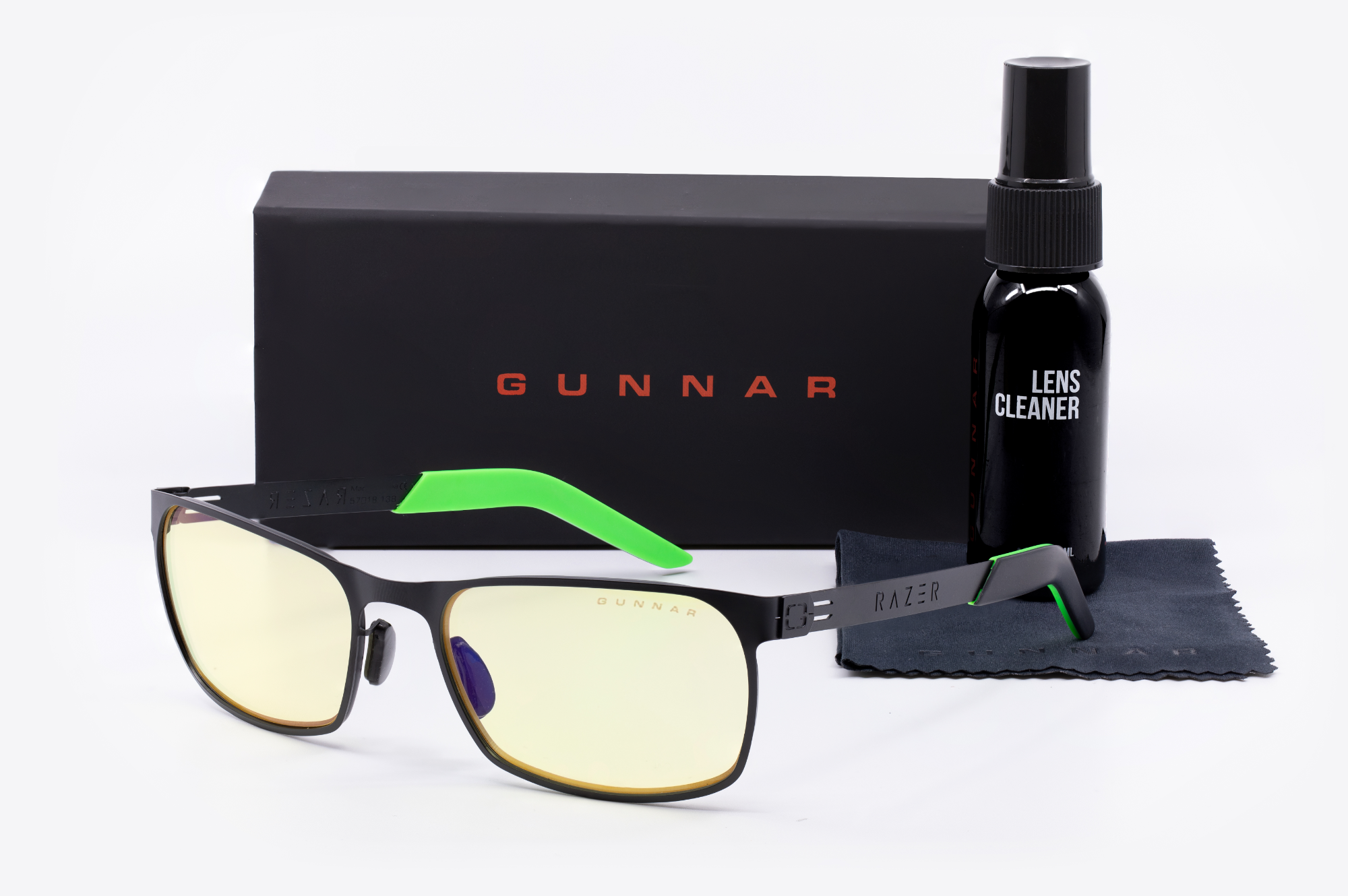 Комплект GUNNAR FPS Onyx Case Promo Pack - Очила, калъф, почистващ спрей