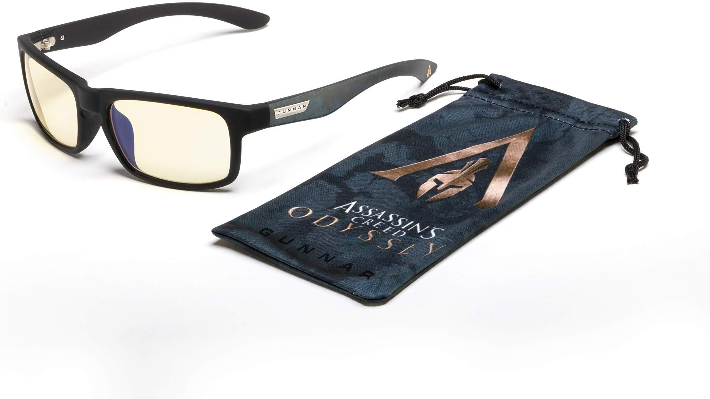 GUNNAR Assassin's Creed Onyx Case Promo Pack - Glasses, case, cleaning spray