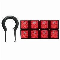 Капачки за механична клавиатура HyperX FPS и Moba (Red) upgrade kit