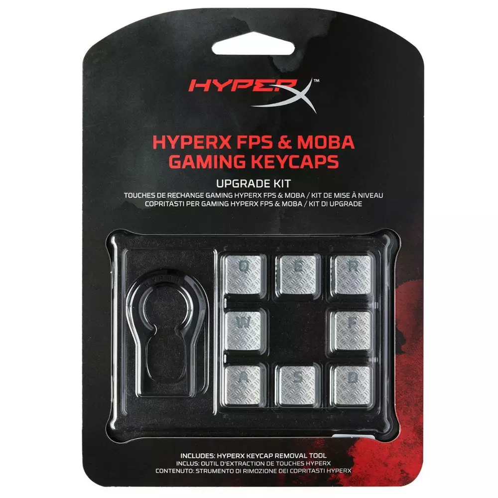 Капачки за механична клавиатура HyperX FPS и Moba (Titanium) upgrade kit
