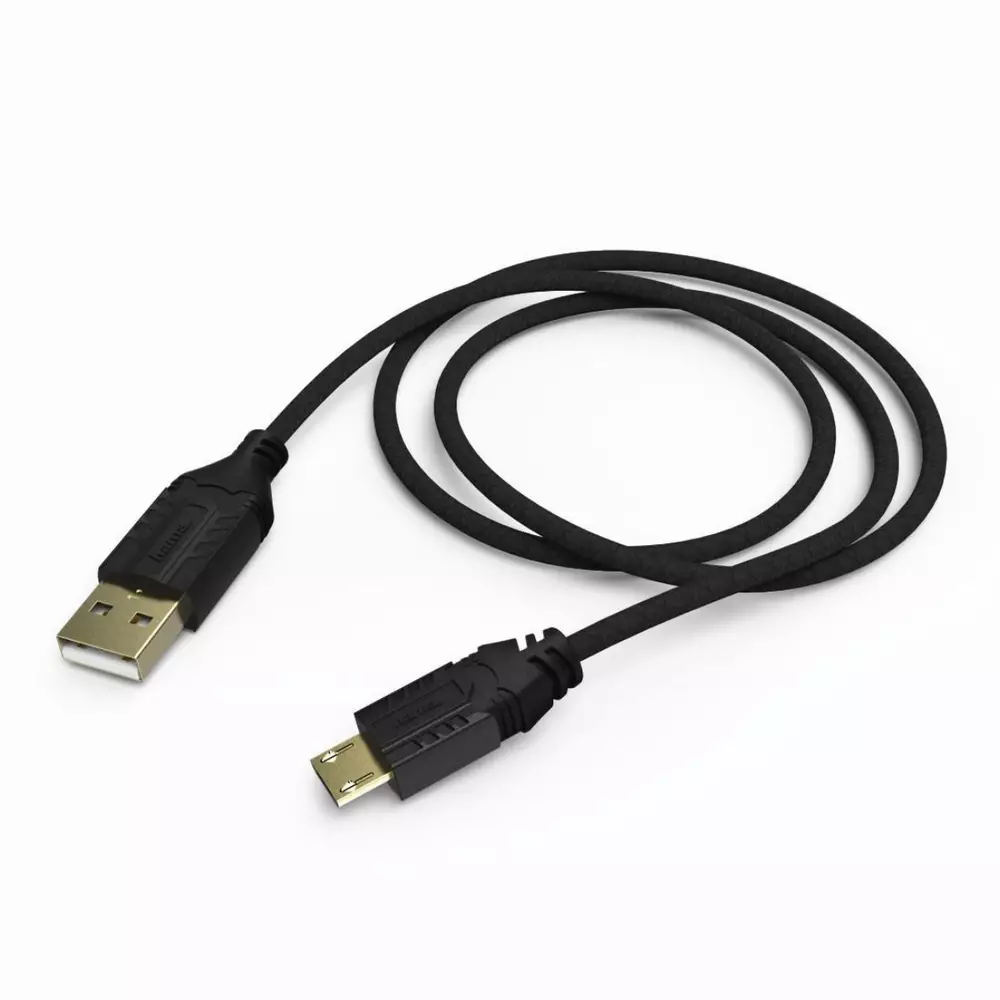 Кабел за зареждане на за PS4 HAMA Basic, 1.5 м, Черен