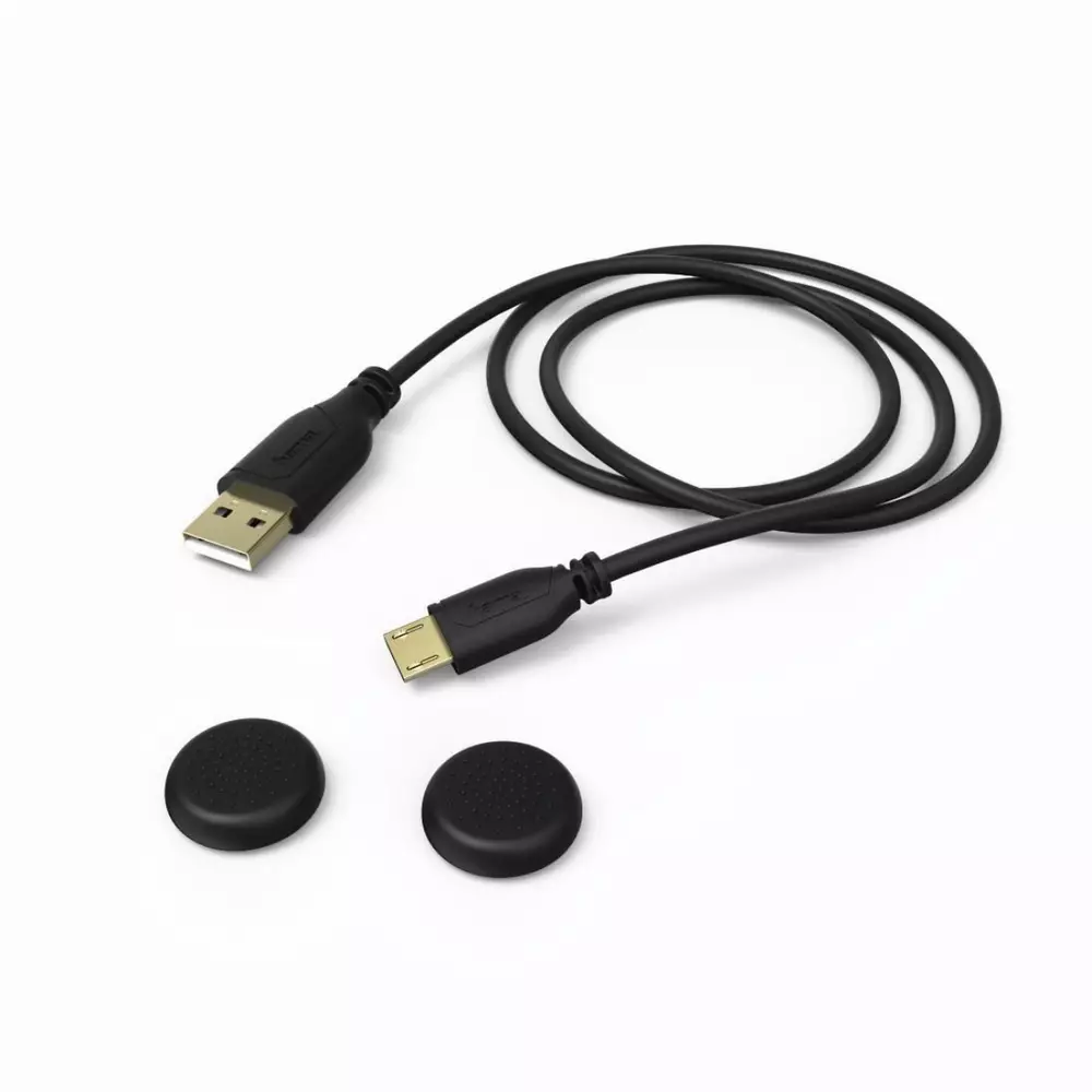 Кабел за зареждане на PS4 HAMA Super Soft, 3 м, Черен