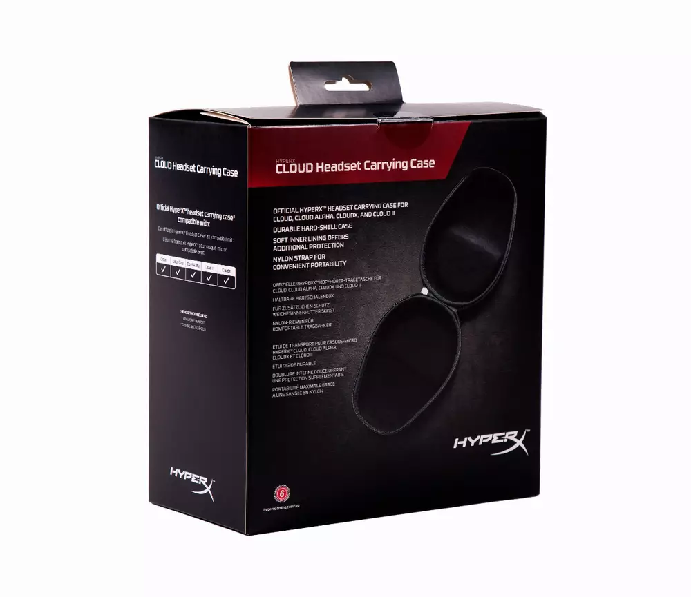 Твърд калъф за слушалки HyperX Cloud / Cloud II / Cloud Alpha