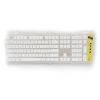 Капачки за механична клавиатура Ducky White 108-Keycap Set PBT Double-Shot US Layout