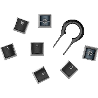 Капачки за механична клавиатура HyperX Pudding Double Shot PBT Keycap Set upgrade kit