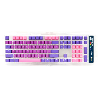 Капачки за механична клавиатура Ducky Ultra Violet 108-Keycap Set PBT Double-Shot US Layout