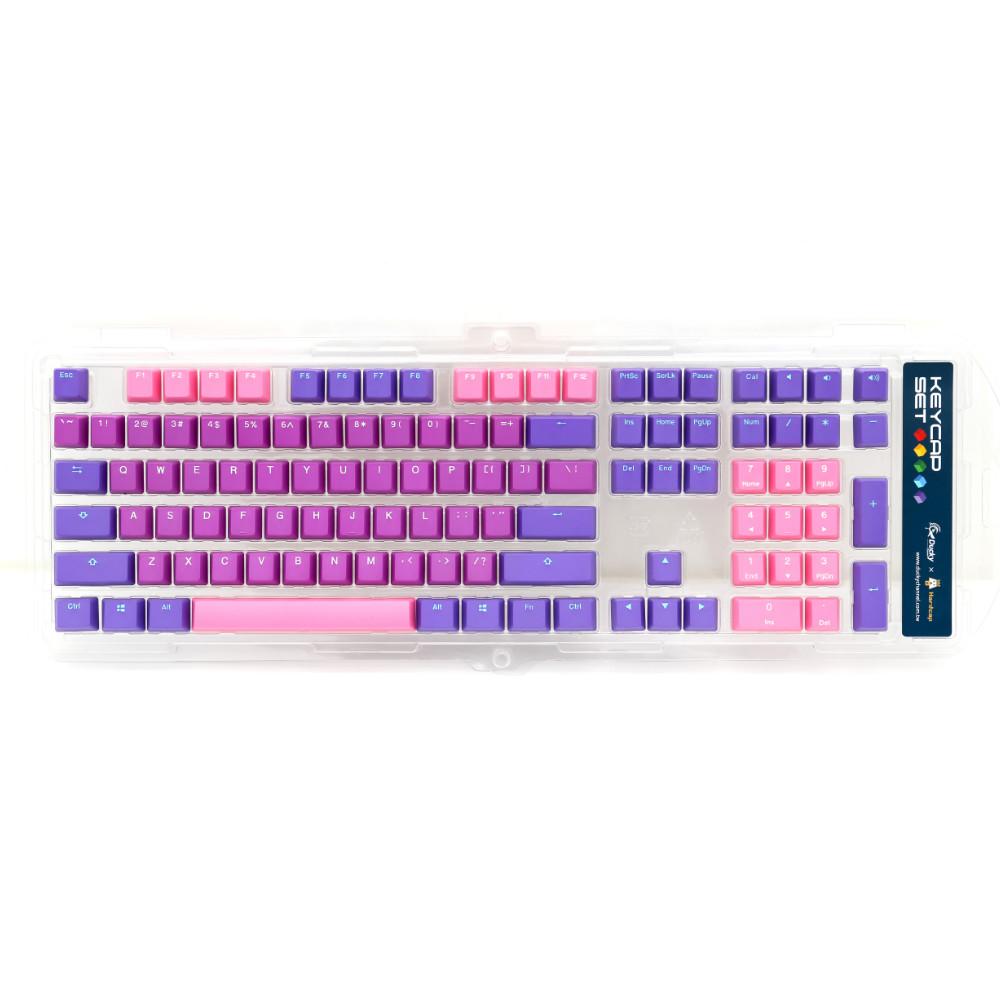 Ducky Ultra Violet 108-Keycap Set PBT Double-Shot US Layout Mechanical Keyboard Keycaps