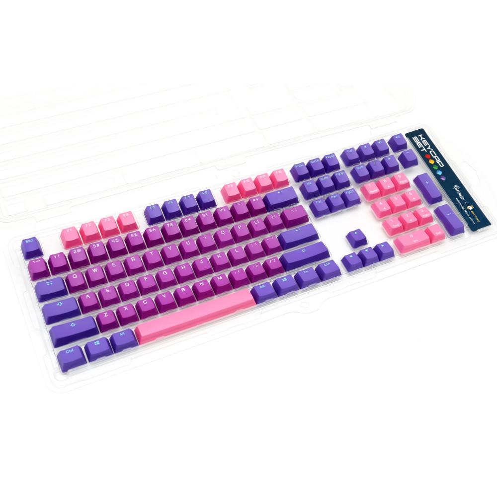 Ducky Ultra Violet 108-Keycap Set PBT Double-Shot US Layout Mechanical Keyboard Keycaps