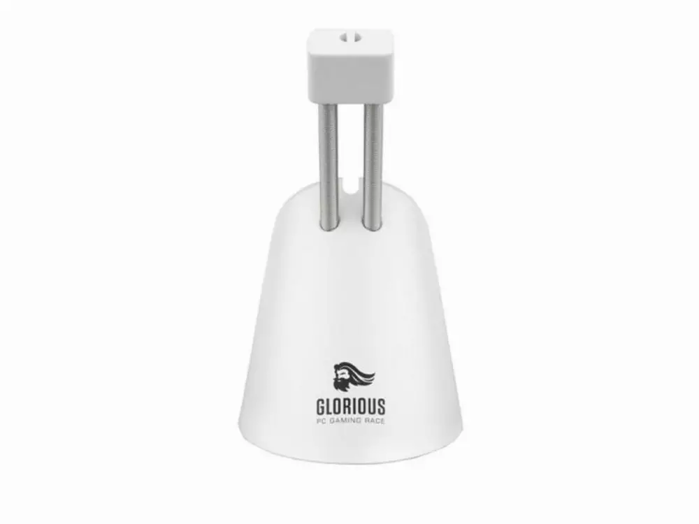 Геймърски аксесоар за кабела на мишката Glorious Bungee (White)