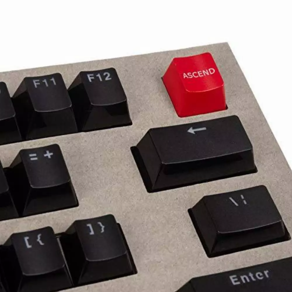 Капачки за механична клавиатура Glorious ABS Doubleshot 104-Keycap Black US-Layout