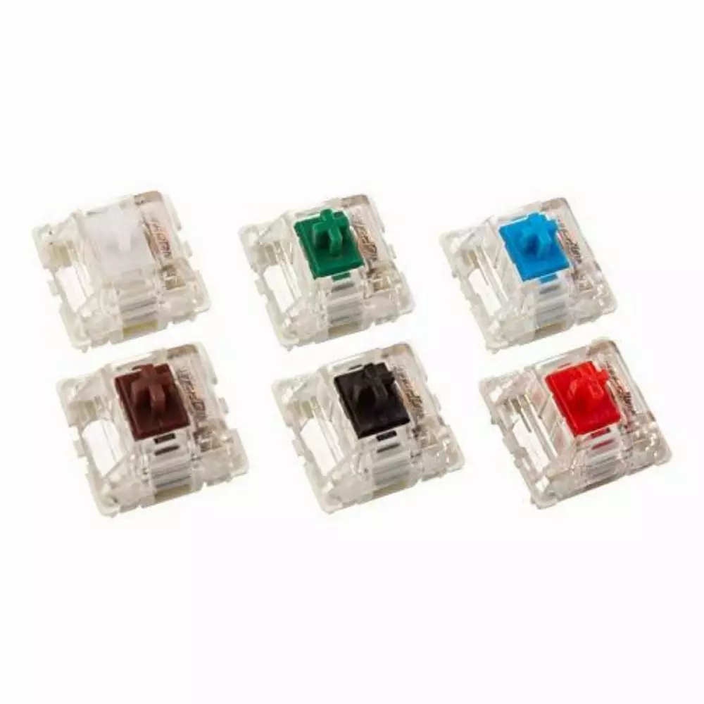 Суичове за механична клавиатура Glorious Gateron Clear 120 броя