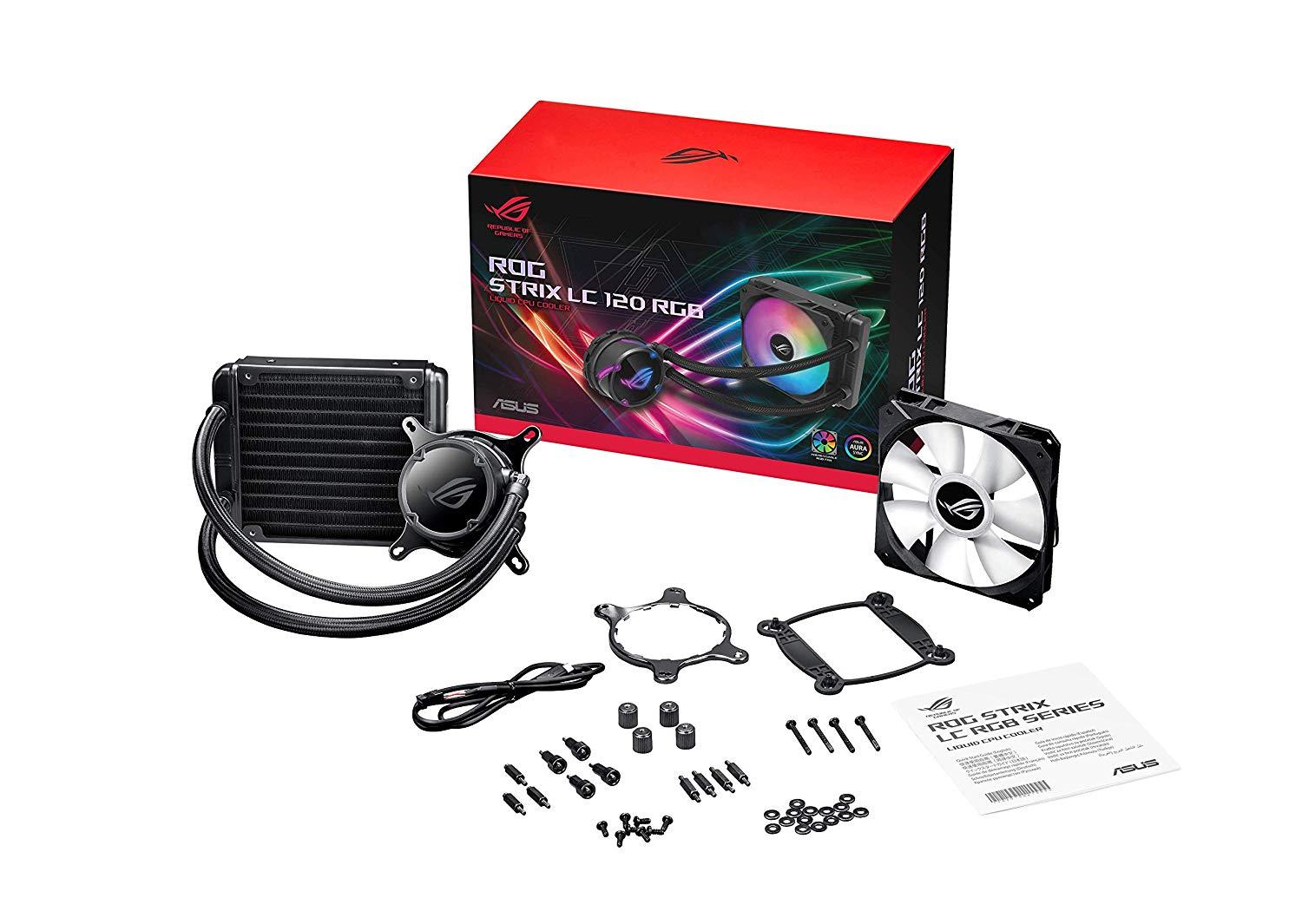 Водно охлаждане за процесор Asus ROG STRIX LC 120 RGB 