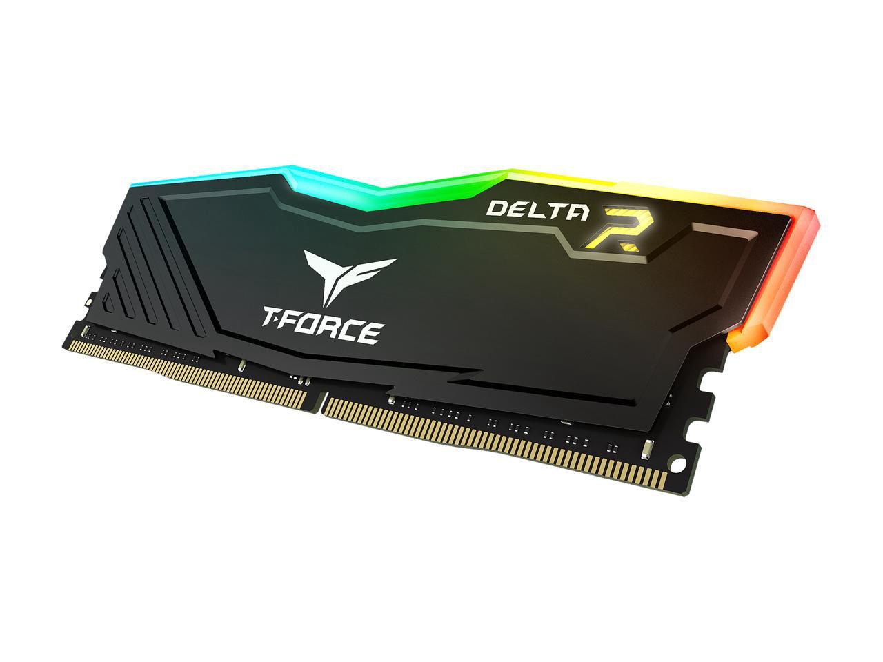 Памет Team Group T-Force Delta RGB Black 16GB (2x8GB) DDR4 2666Mhz