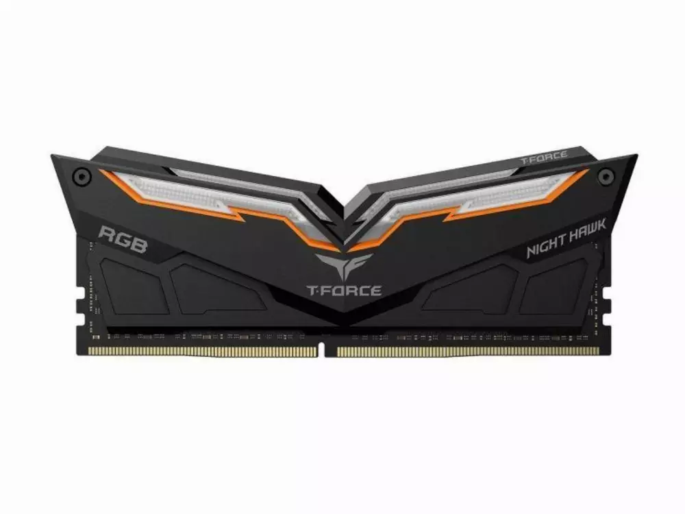 Памет Team Group T-Force NIGHT HAWK RGB 16GB (2x8GB) DDR4 3200Mhz Black - TF1D416G3200HC16CDC01